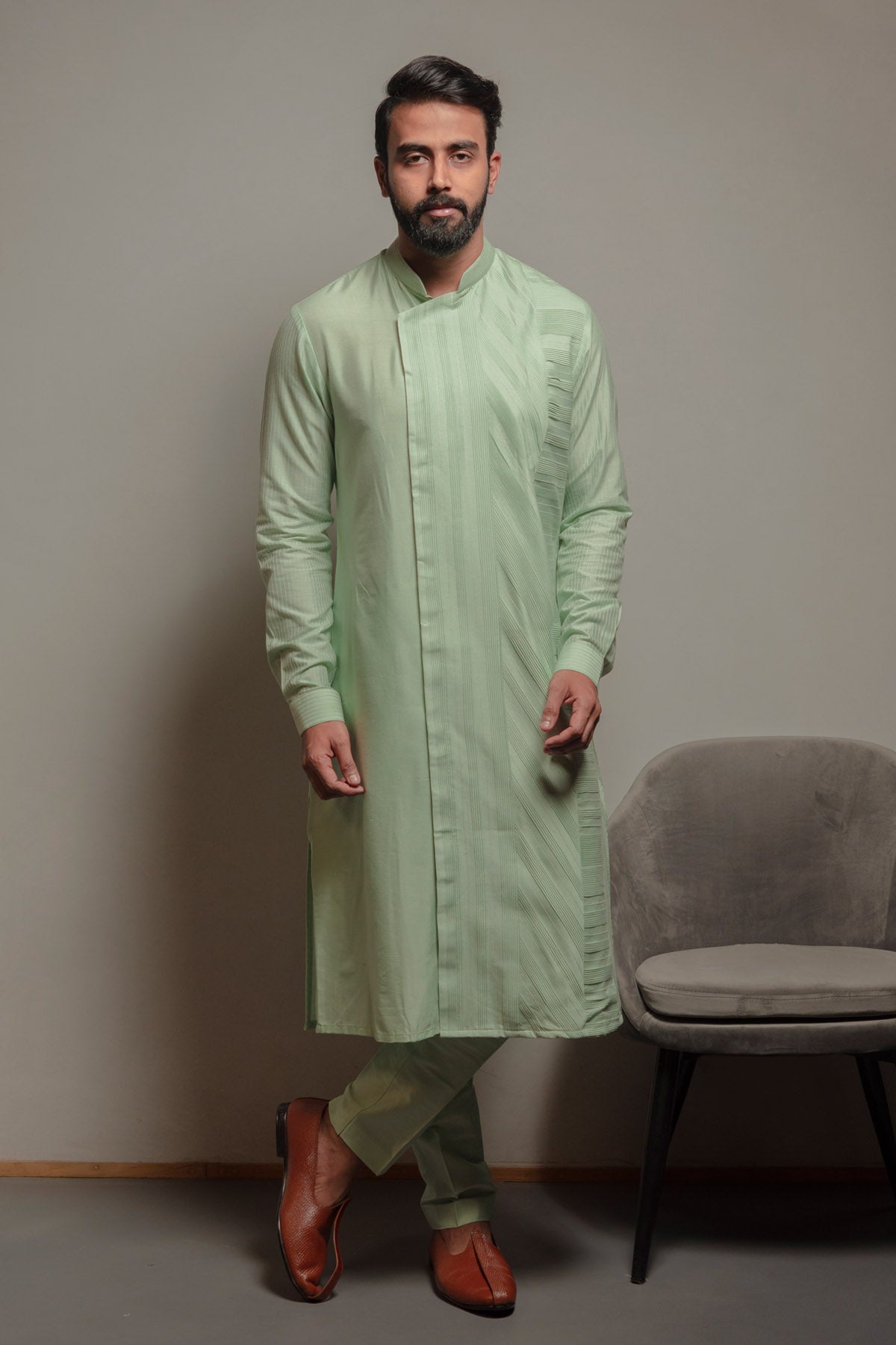 Buy Asymmetric Layered Kurta Set Online